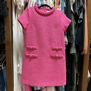 Pink Tweed Tuckernuck Dress